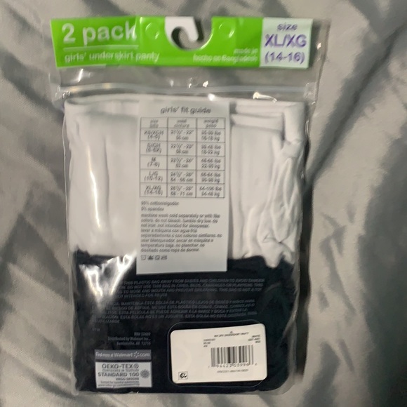 3 packages of Wonder Nation Girls Underskirt Panty - Picture 3 of 4